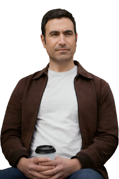 Louis Wilson Shrinking S03 Brown Shacket - Image 2